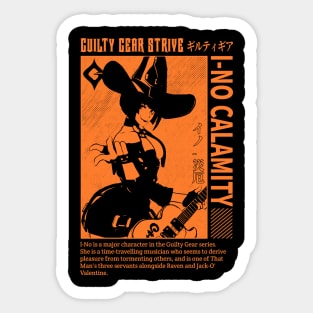 Guilty i no calamity strive Sticker